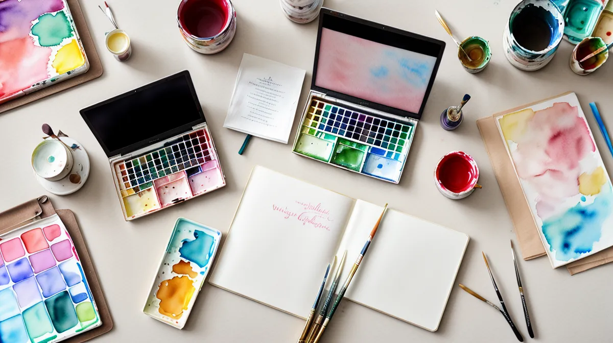 Aquarell Lettering lernen: Die besten Tipps für schöne Farbverläufe zu Hause