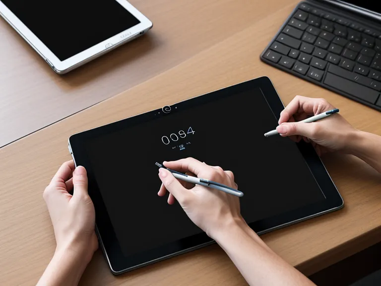 Detailansicht einer Digital-Lettering-Kurs-App mit Vektorpunkten und Ebenen-Menü für alle, die Procreate lernen wollen