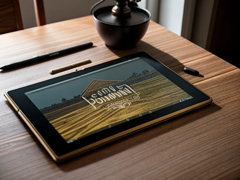 Digitale Vorbereitung für den Handlettering-Kurs: iPad-Entwurf neben dem Fenster vor dem Übertragen