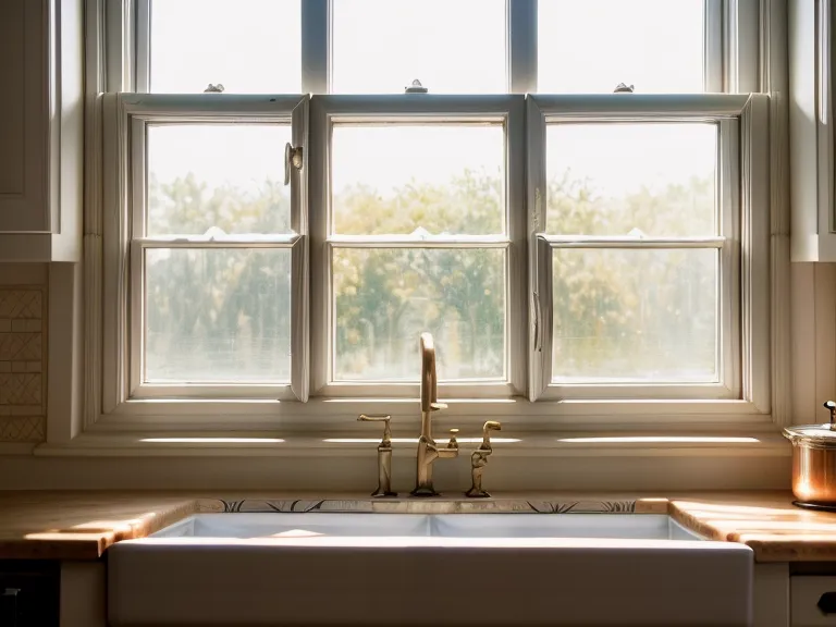 Fertiges Fenster-Lettering nach dem Handlettering-Kurs: Kreidemarker-Design in der Morgensonne