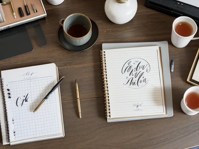 Verschiedene Fineliner in unterschiedlichen Stärken für präzise Handlettering-Vorzeichnungen.